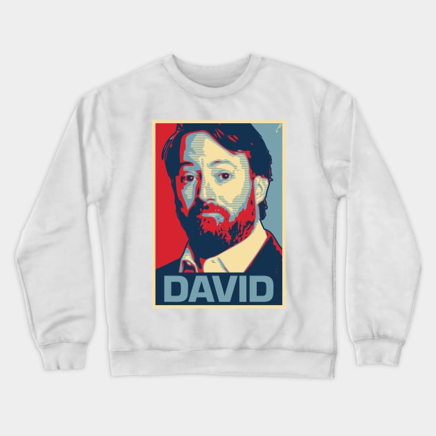 David Crewneck Sweatshirt by DAFTFISH